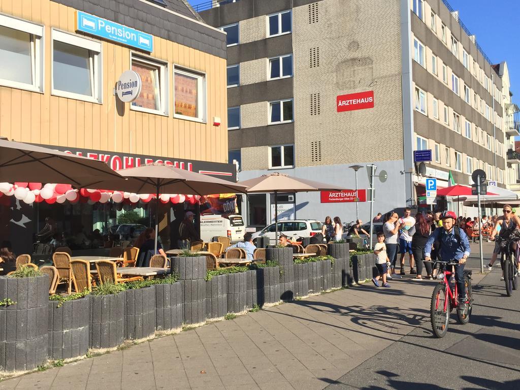 Pension Santorini Lübeck Dış mekan fotoğraf